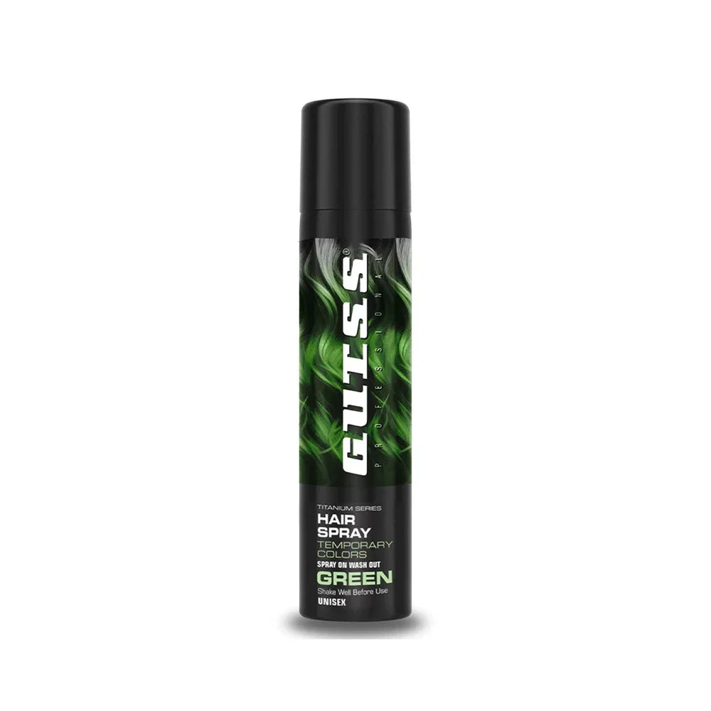 Gutss Professional Temporary Colour Hair Spray Dark Green – Salon