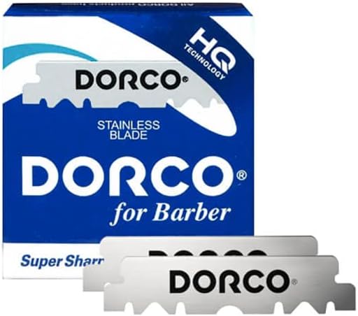 DORCO Single Edge Razor Shaving Blades - 100 Count