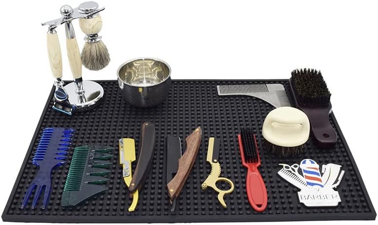 Barber Station Mat - Non-Slip Pad Anti-Skid Mat Hairdresser Tools