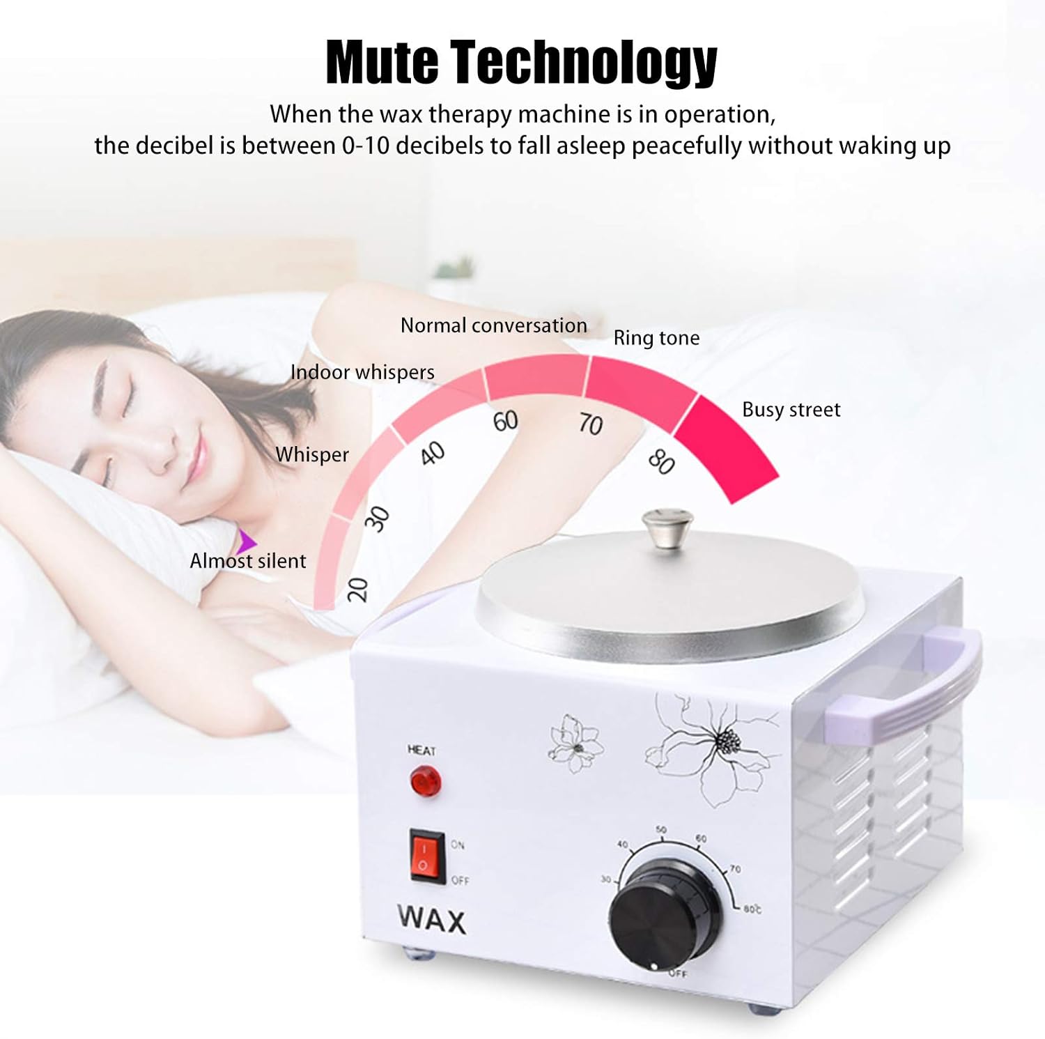 Wax Heating Kit Wax Warmer Single Pot Hair Removal Wax 0.6 liter