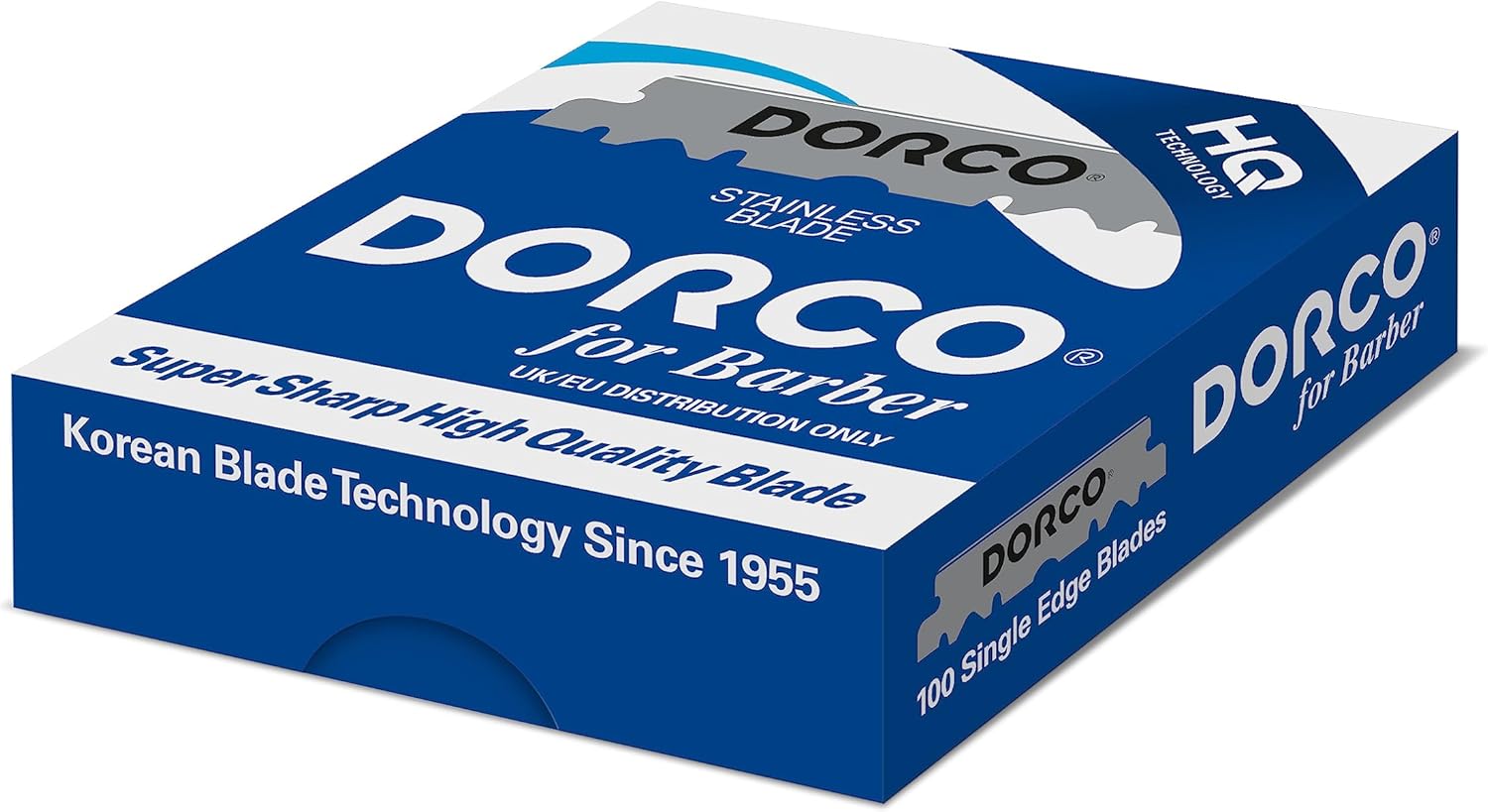 DORCO Single Edge Razor Shaving Blades - 100 Count