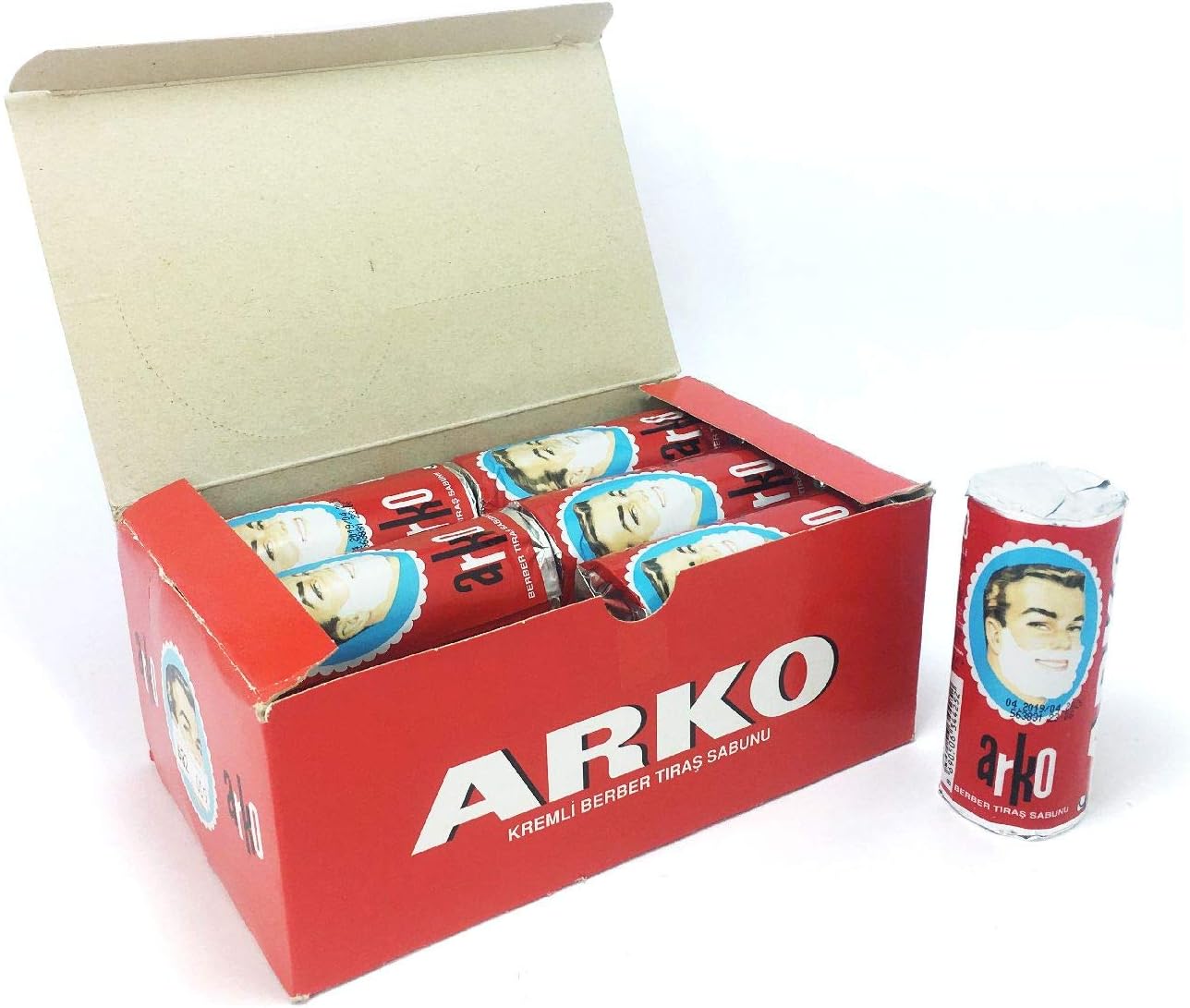 Arko Shaving Cream Soap 900 Grams, 12 Pieces