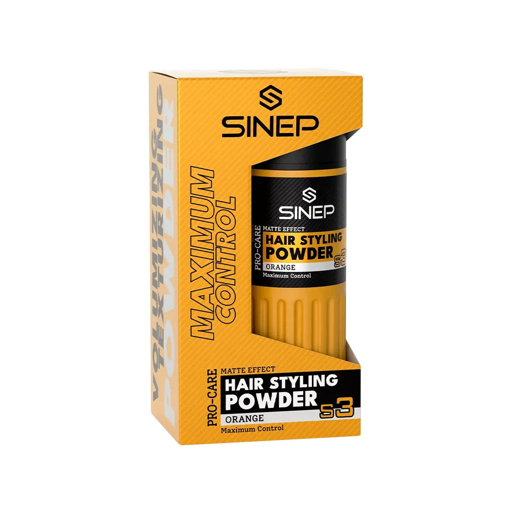 Sinep Powder Wax S3 - Orange-Natural Hold