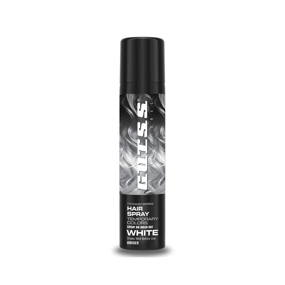 Gutss Professional Temporary Colour Hair Spray White