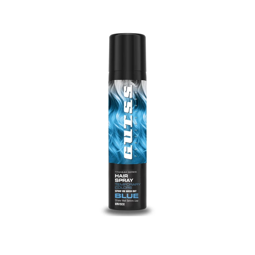 Gutss Professional Temporary Colour Hair Spray Blue