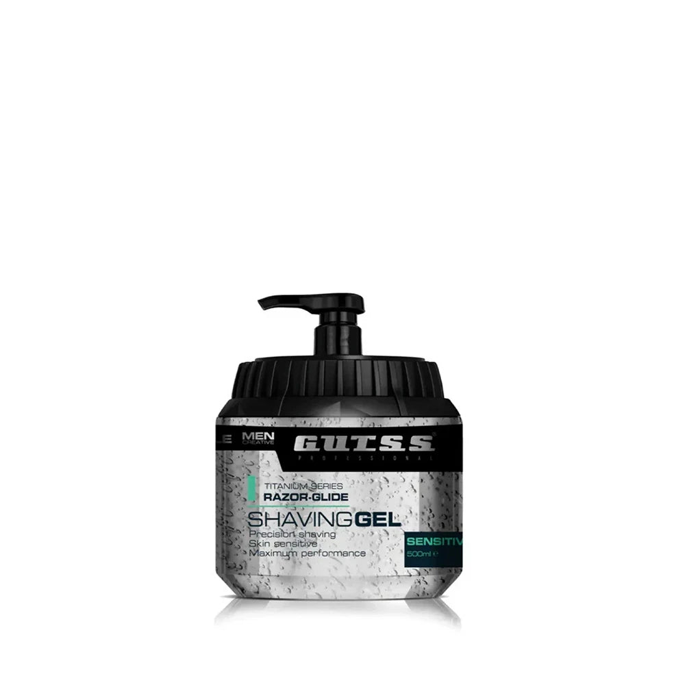 Gutss Professional Razor-Glide Sensitive Shaving Gel – 500ml