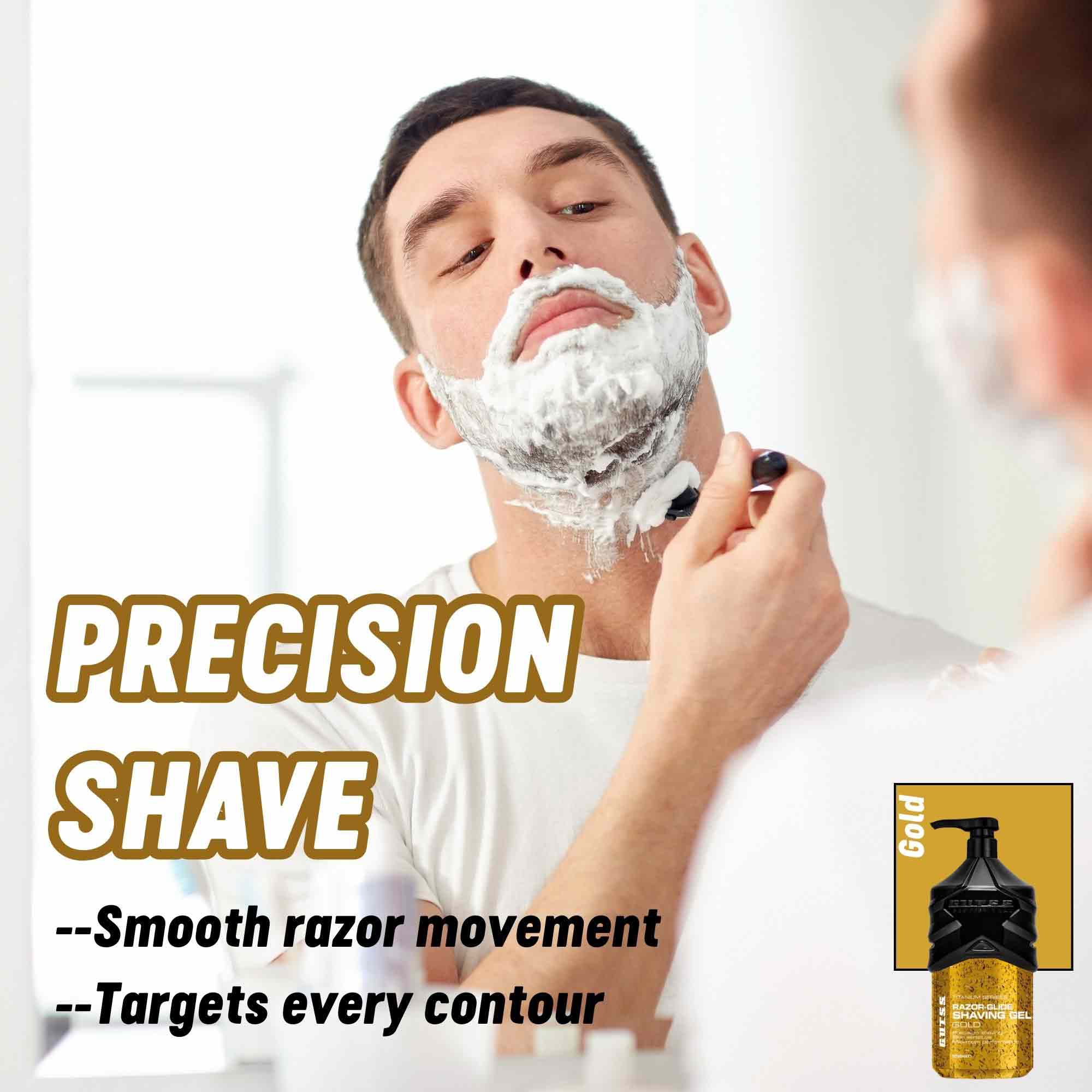 Gutss Professional Razor-Glide Gold Shaving Gel – 1000ml