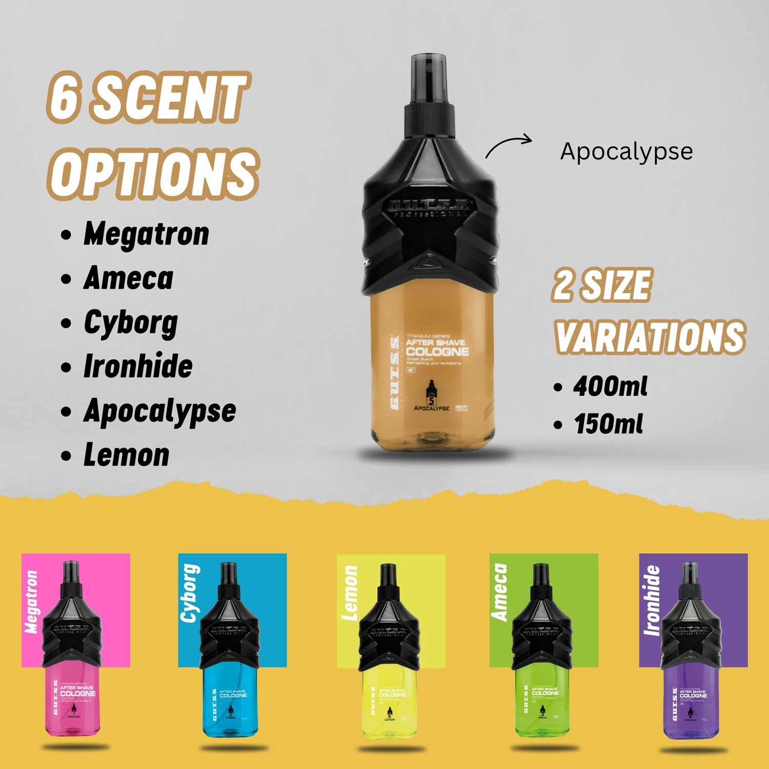 Best 400ml Apocalypse hair care cologne for salons seeking top performance.