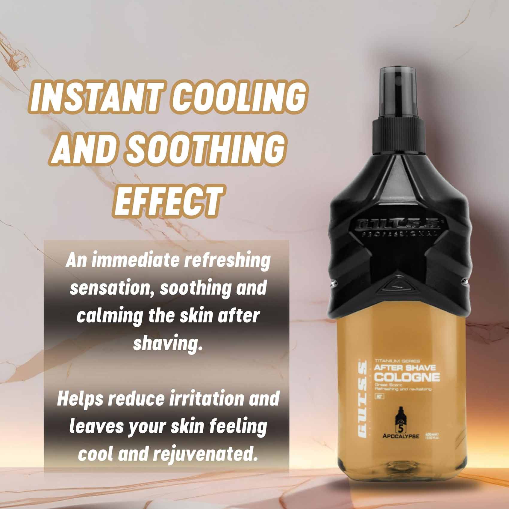 Perfect 400ml Apocalypse hair care cologne for hairdressers and salons.