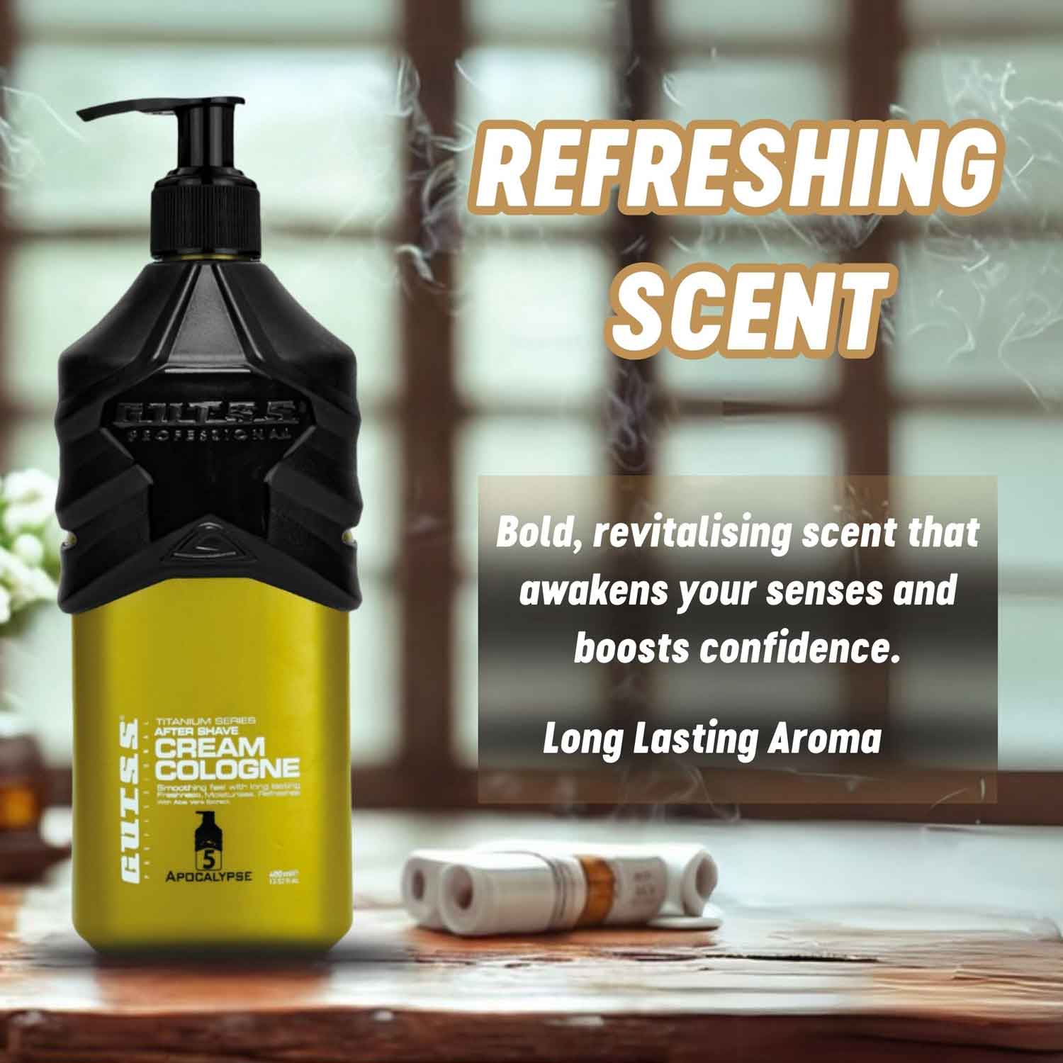 Apocalypse hair care cologne cream ranked among best professional salon products.