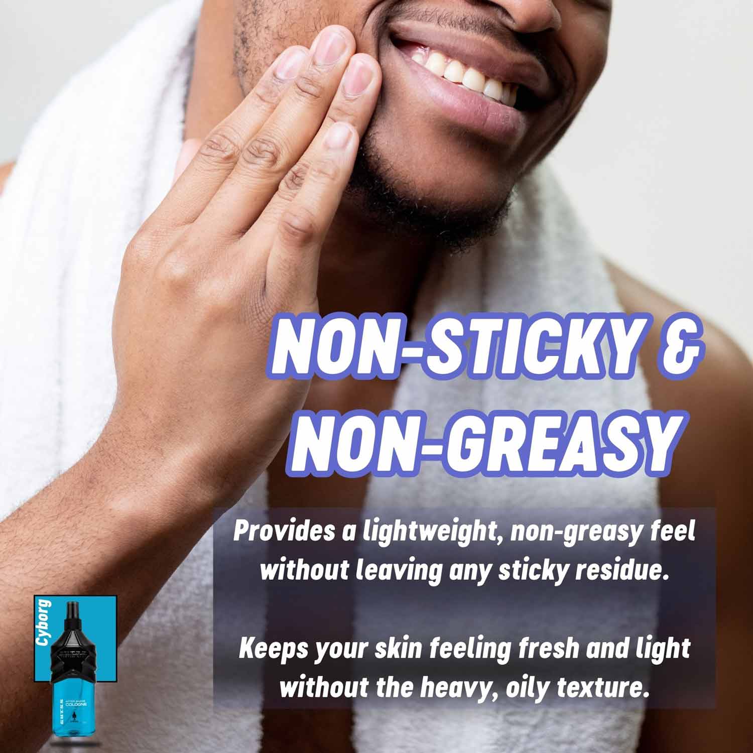 Ideal 400ml Cyborg hair care cologne for professional salon use.