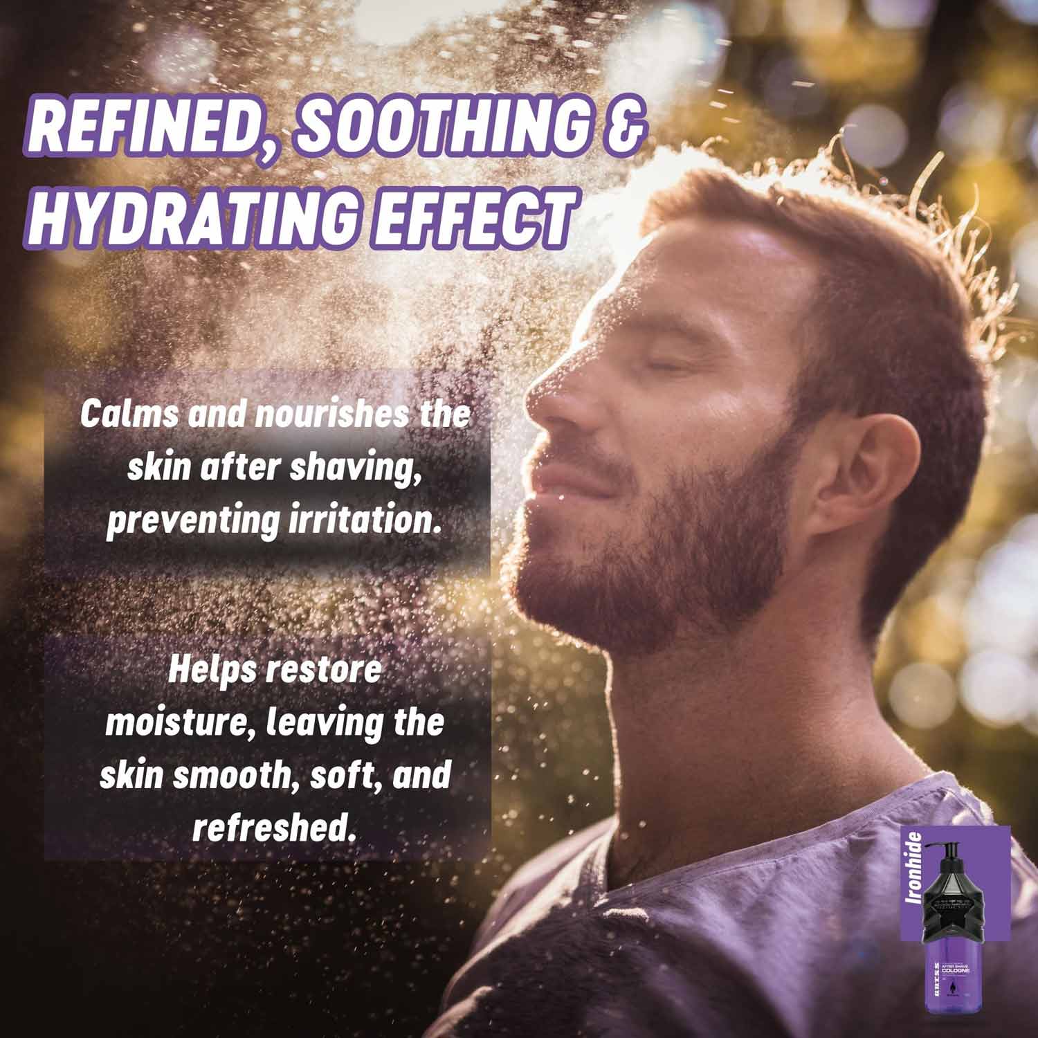 Gutss professional Ironhide hair cologne cream 400ml for salons and barbers.