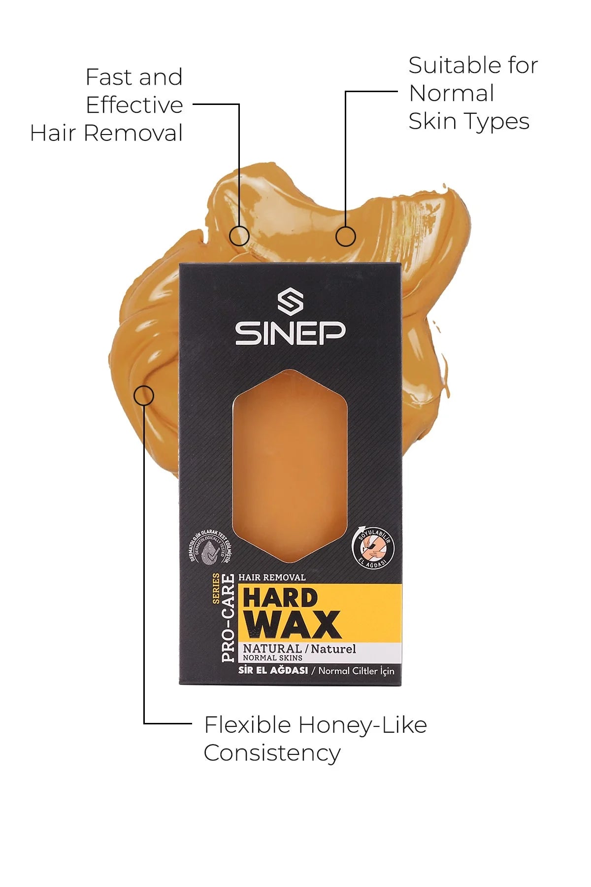 Sinep Hard Wax - Natural
