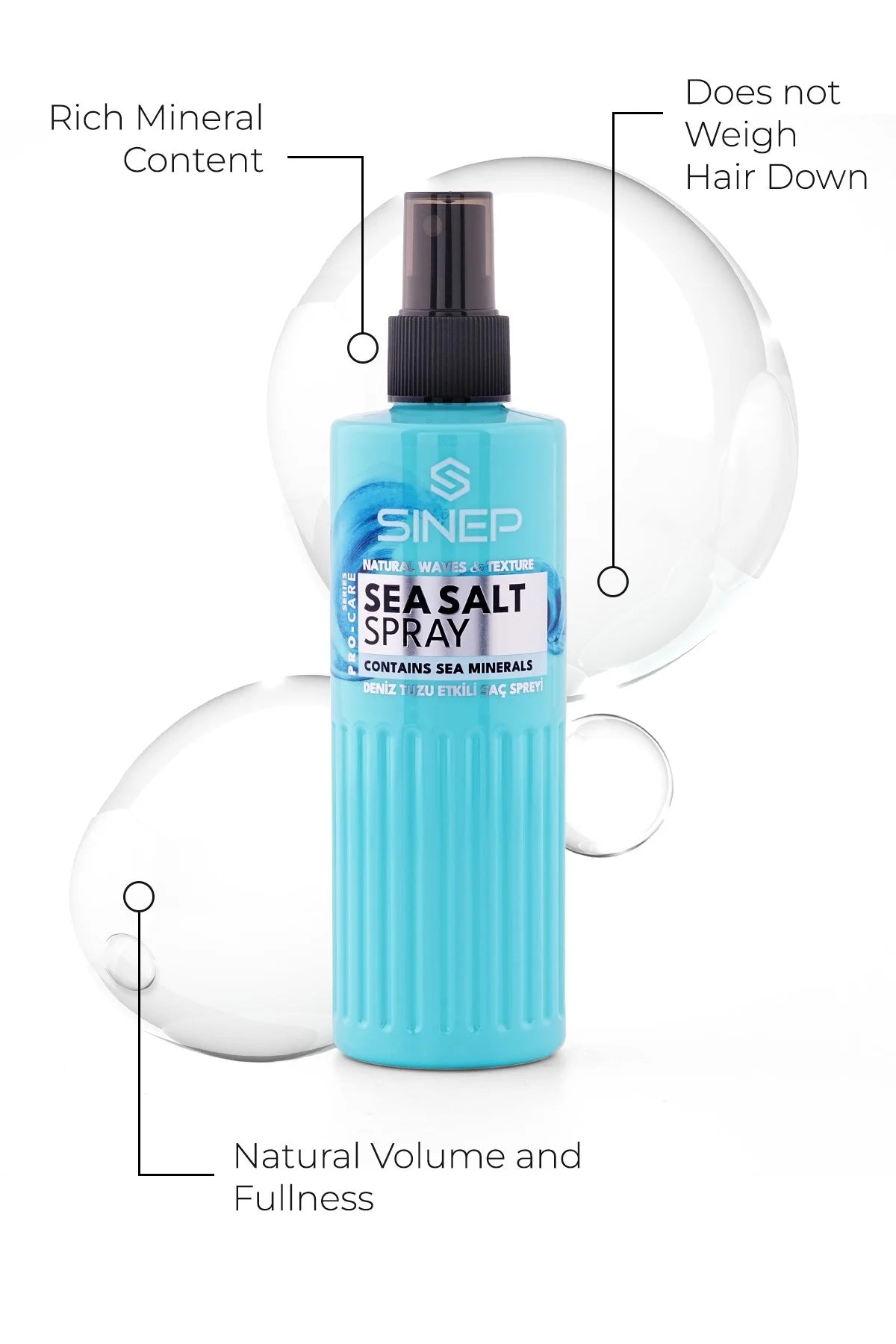 Sinep Hair Spray - Sea Salt 250ml