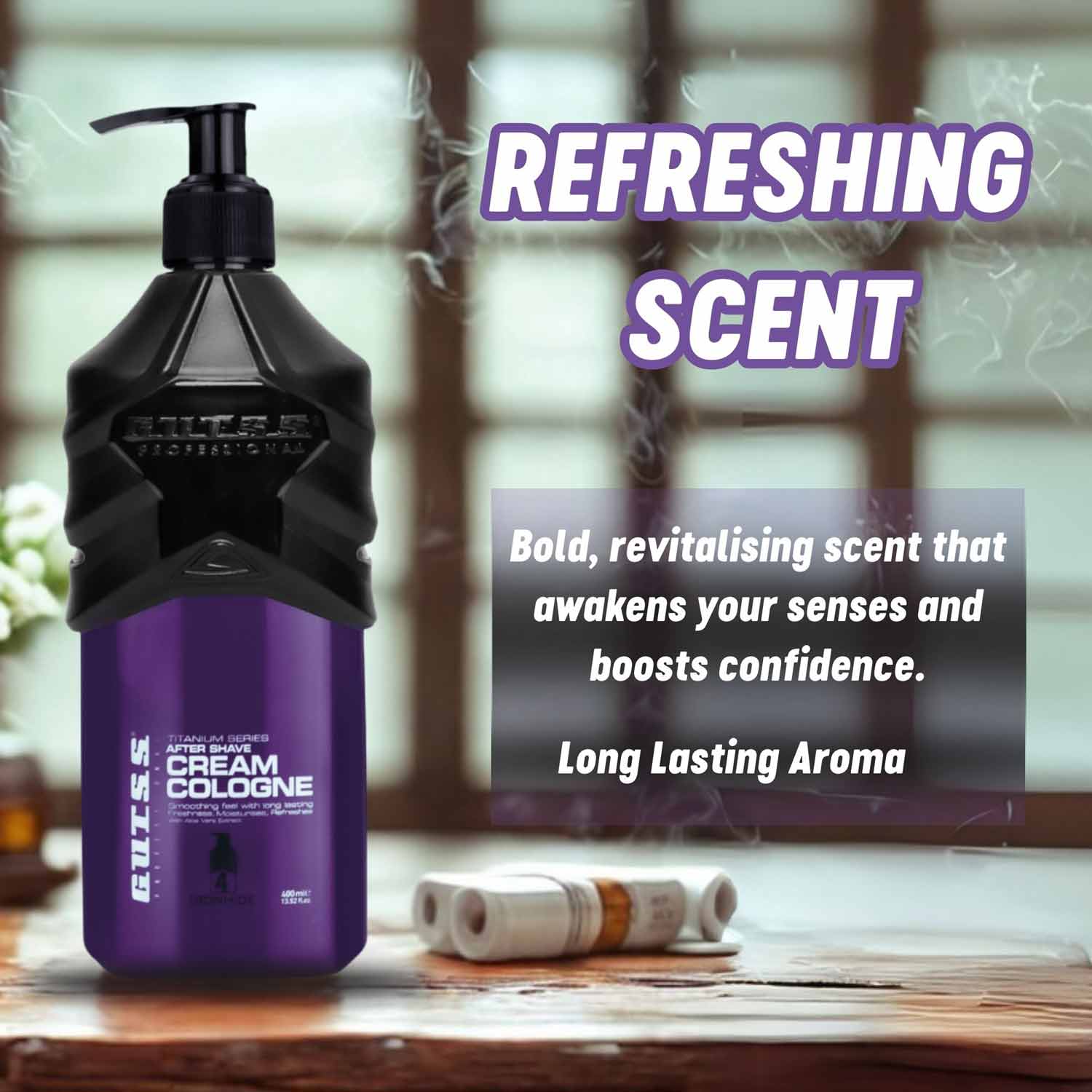 Ironhide professional hair care cologne cream designed for salons and stylists.