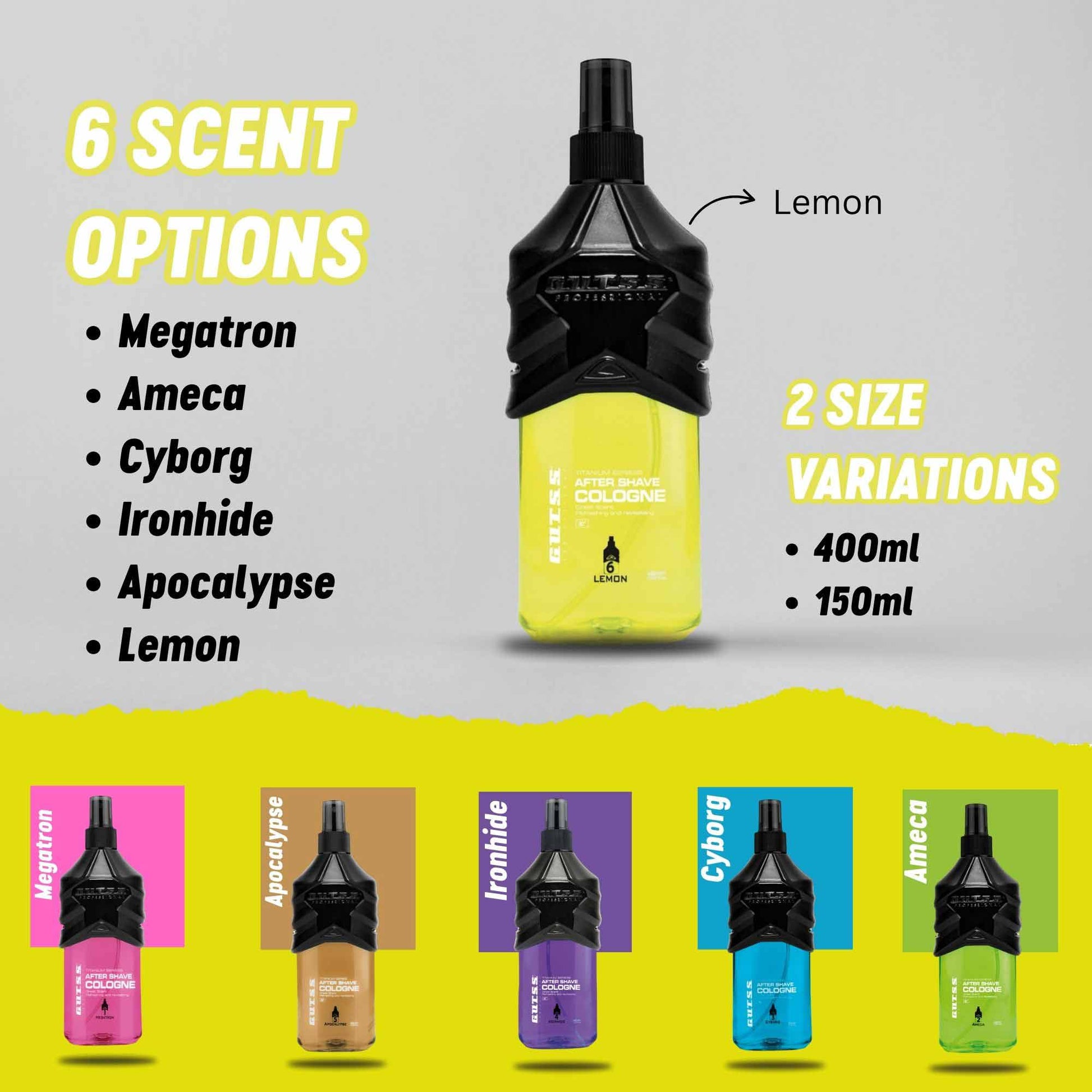 Best 400ml lemon hair care cologne for salons, offering refreshing results.
