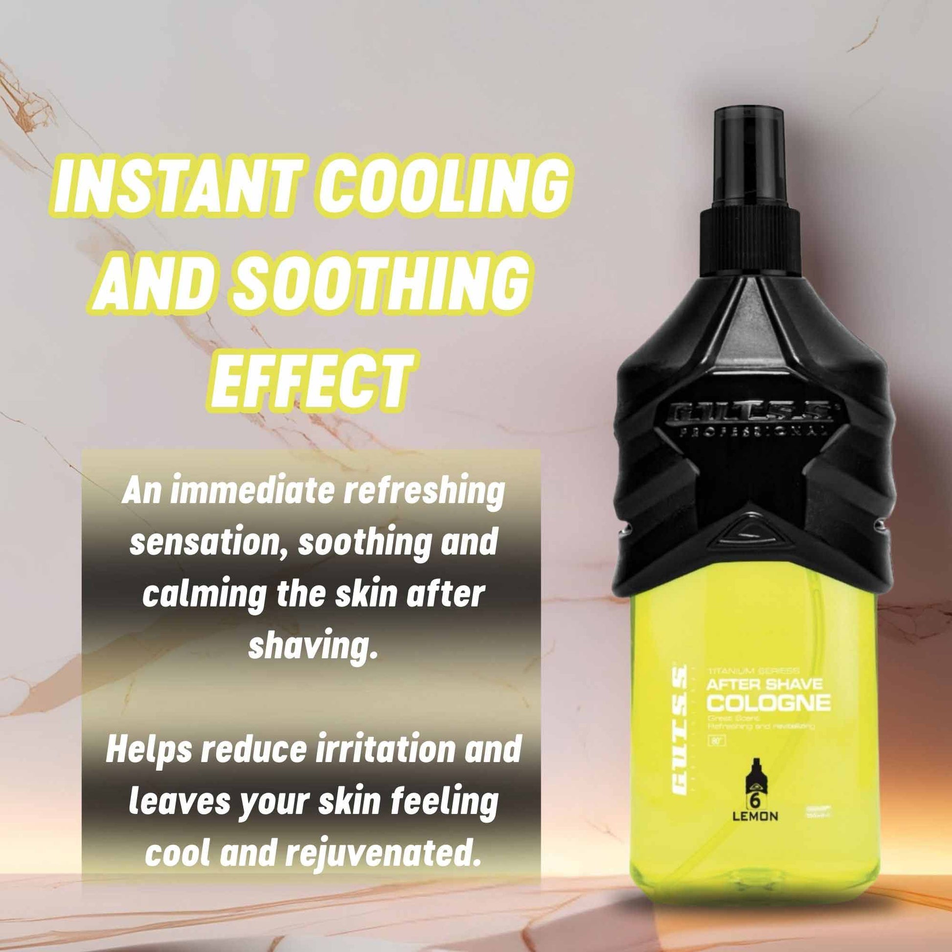 Premium lemon hair cologne 150ml, the perfect product for salon professionals.