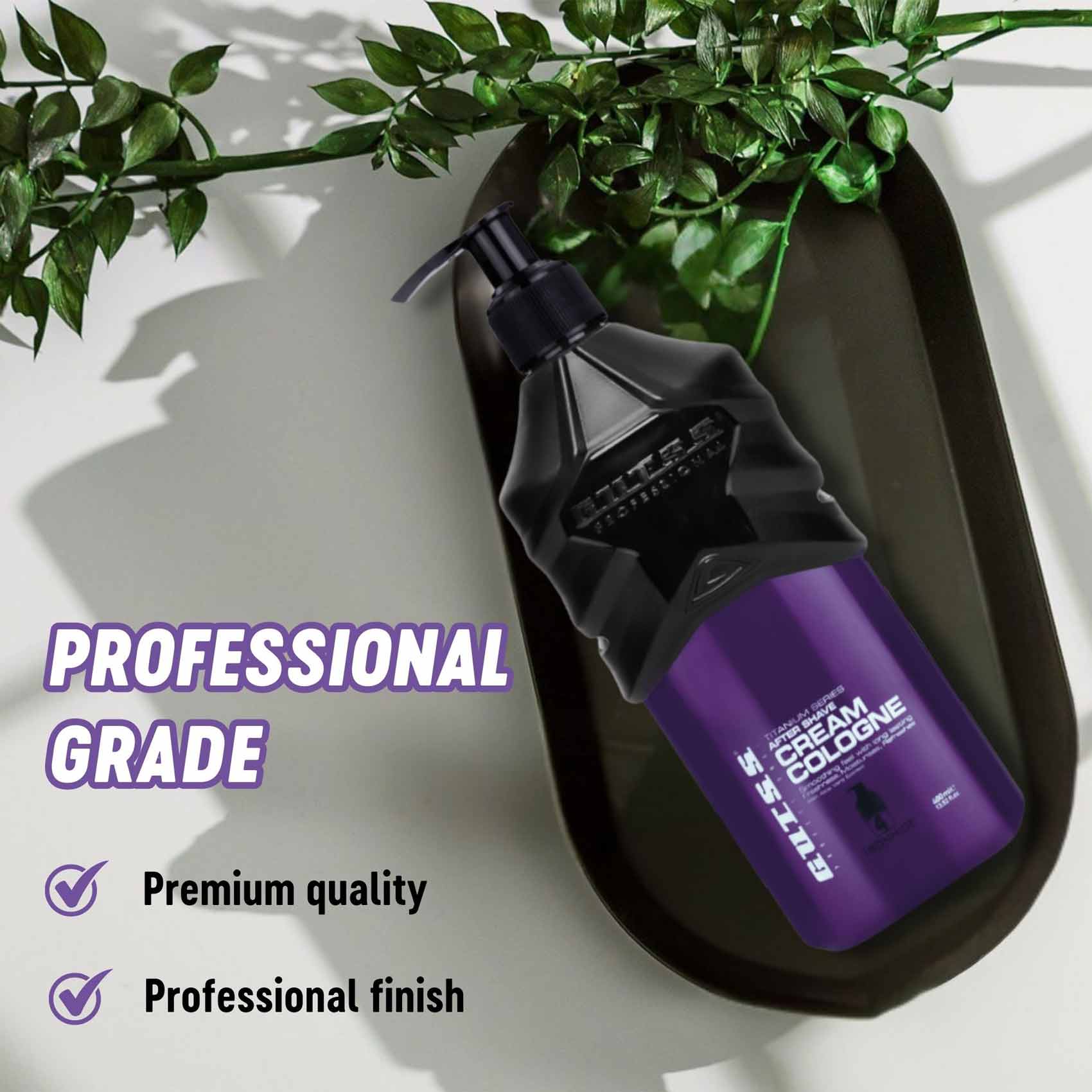 Professional Ironhide 400ml hair care cologne cream ideal for salon styling.