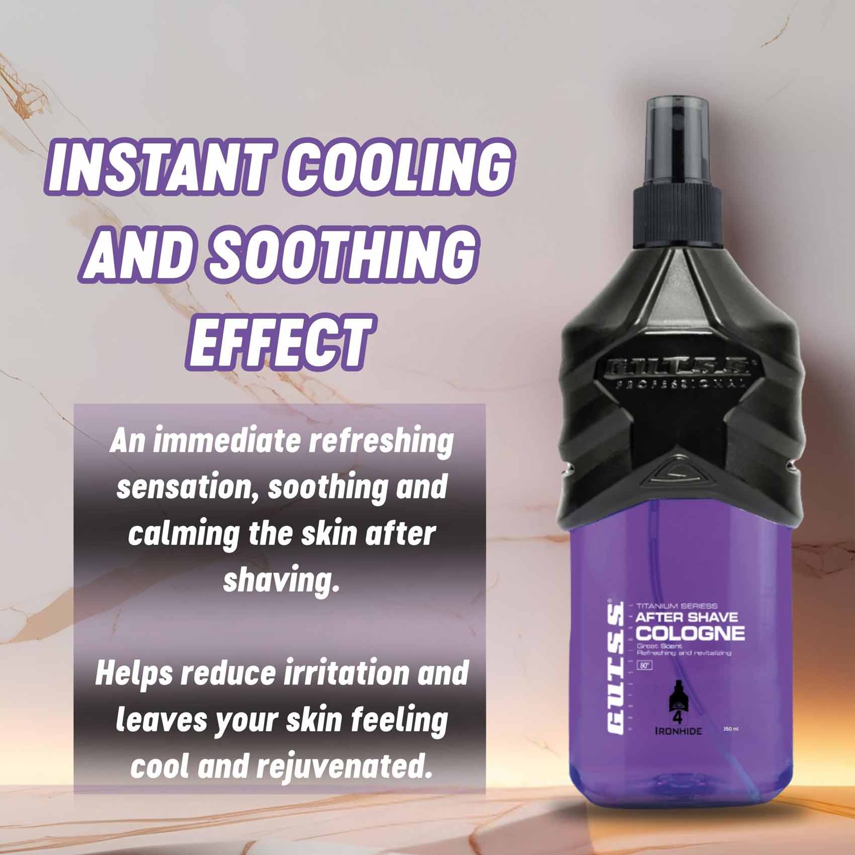 Professional 150ml Ironhide hair cologne, perfect for salons and hairdressers.