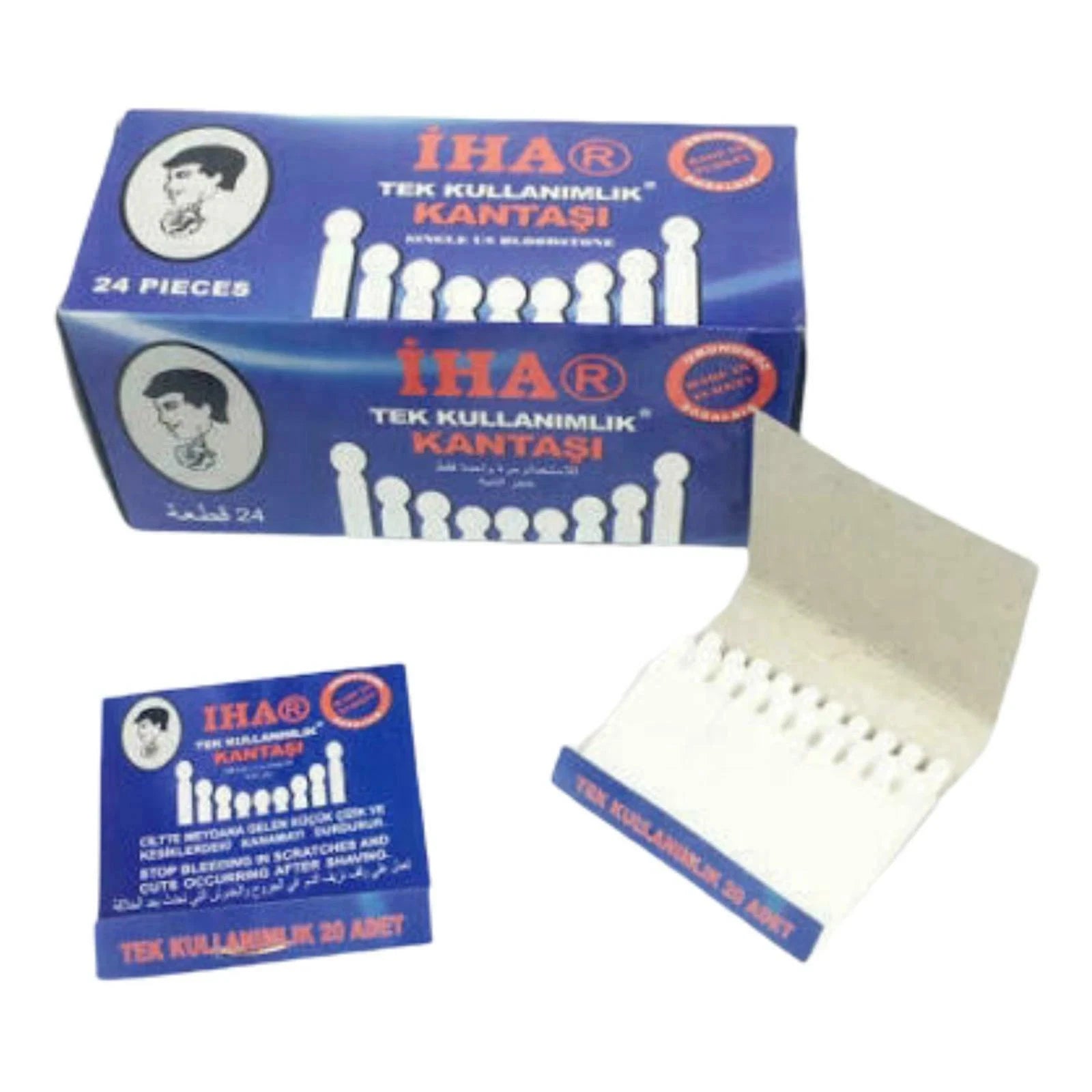 IHA Traditional Shaving Blood Stopper After Shave 24 Sticks