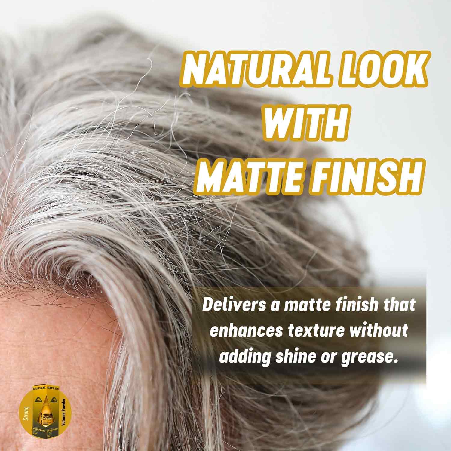 Salon-quality 20g strong volume powder by Gutss, perfect for textured hair styling.