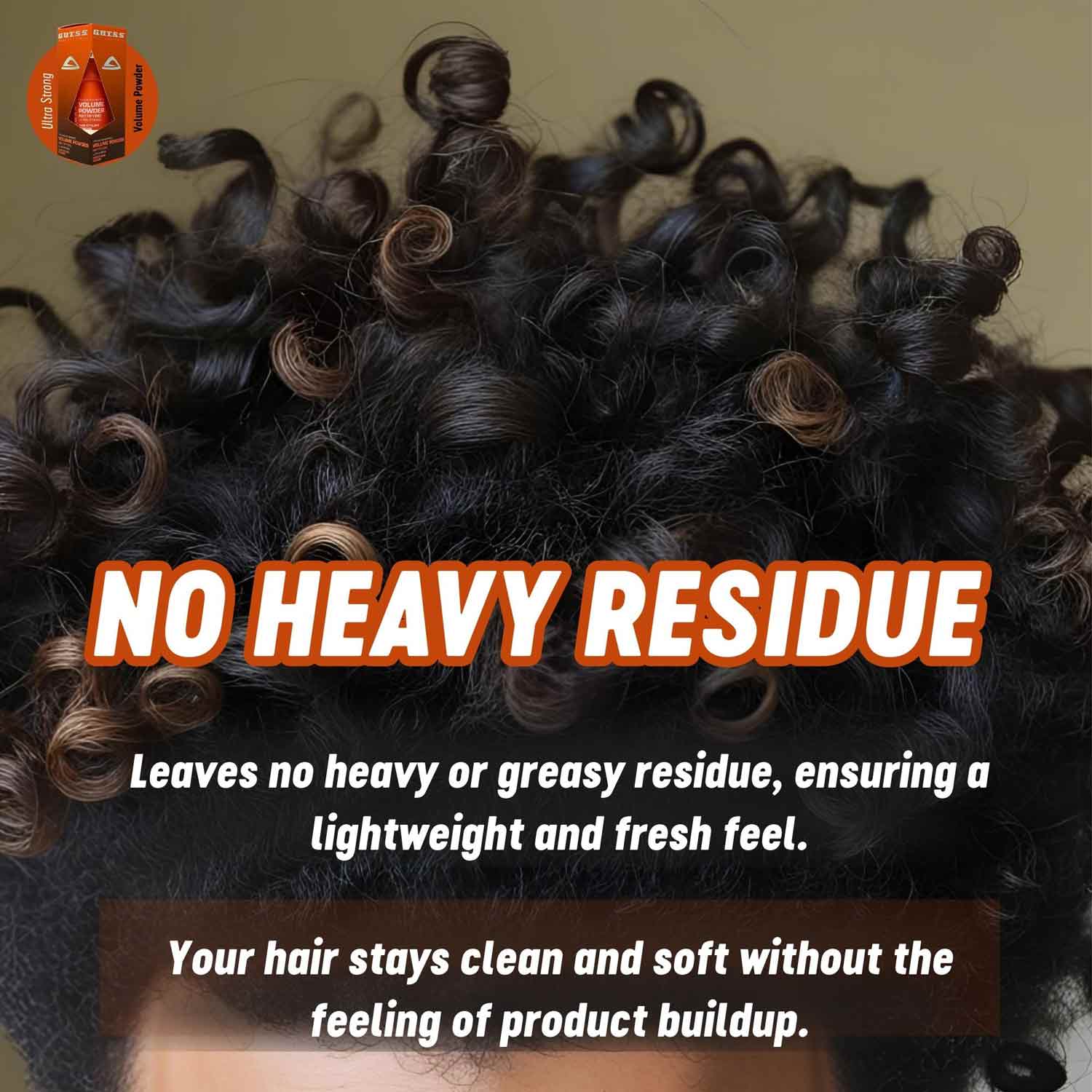 Salon-quality 20g volume powder by Gutss, designed for hairdressers seeking texture.