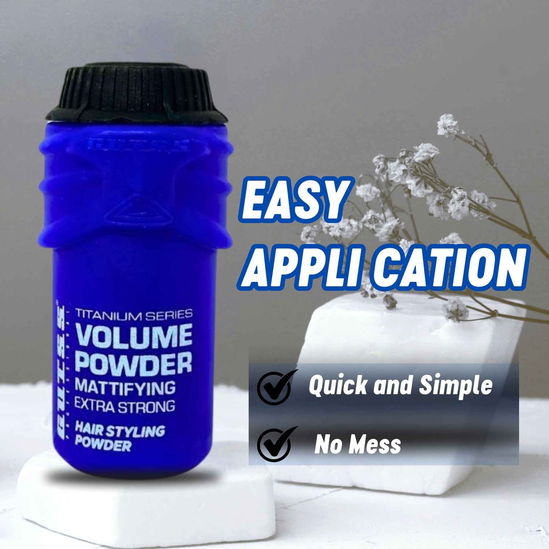 Extra strong 20g volume powder for hairdressers in the UK, perfect for salon use.