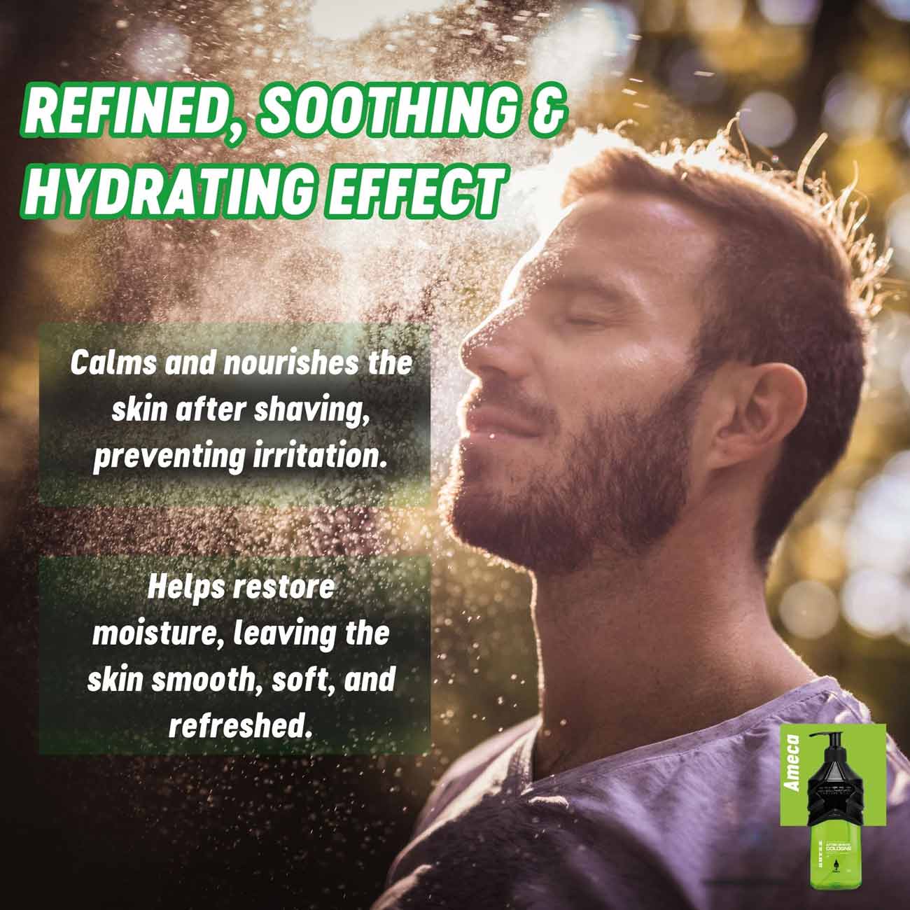 Top salon hair care supplies featuring Ameca professional cologne cream.